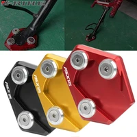 cnc motorcycle side stand enlarge kickstand extension plate pad for honda grom125 msx125 msx grom 125 2014 2015 2016 2017 2018