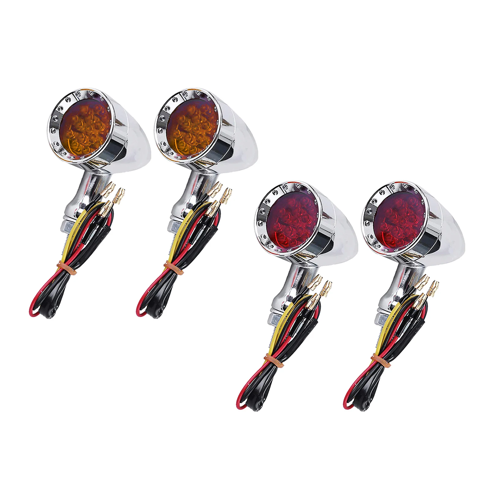 

2Pcs Turn Signal Light Anti-scratch Motorcycle Scooter Indicators Flashing