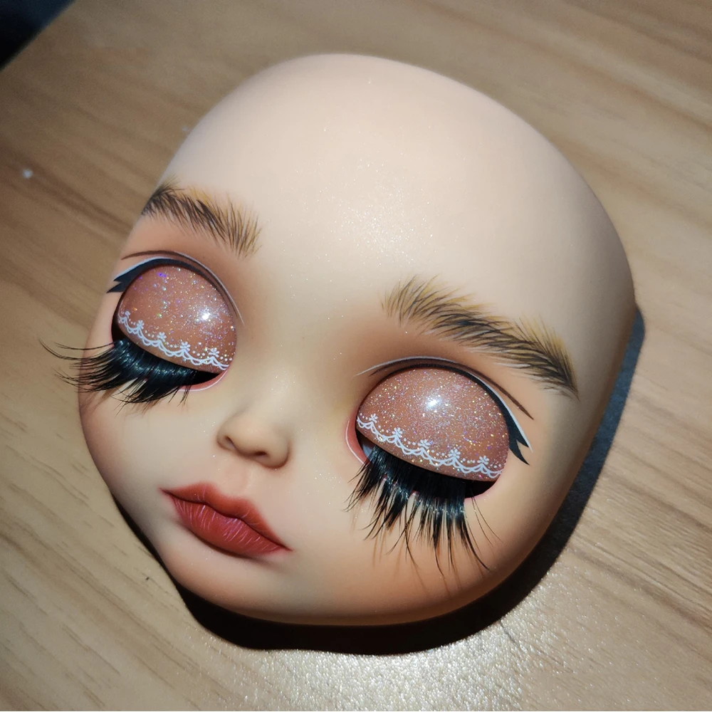 Зеленый 1/6 BJD 30 см кукла игрушки 19 шарнир высокое качество Кастомизация кукла Обнаженная Блит, лицевая пластина с макияжем темная кожа сексуальный макияж - Цвет: Зеленый