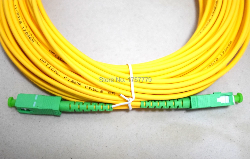 Бесплатная доставка SM SX 3 0 мм м 5 10 15 20 25 30 SC/APC Волоконно оптический соединительный