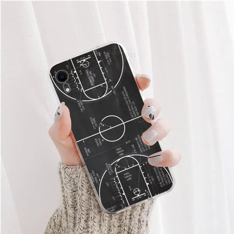 

885 Basketball Court Phone Case For iphone 12 5 5s 5c se 6 6s 7 8 plus x xs xr 11 pro max mini