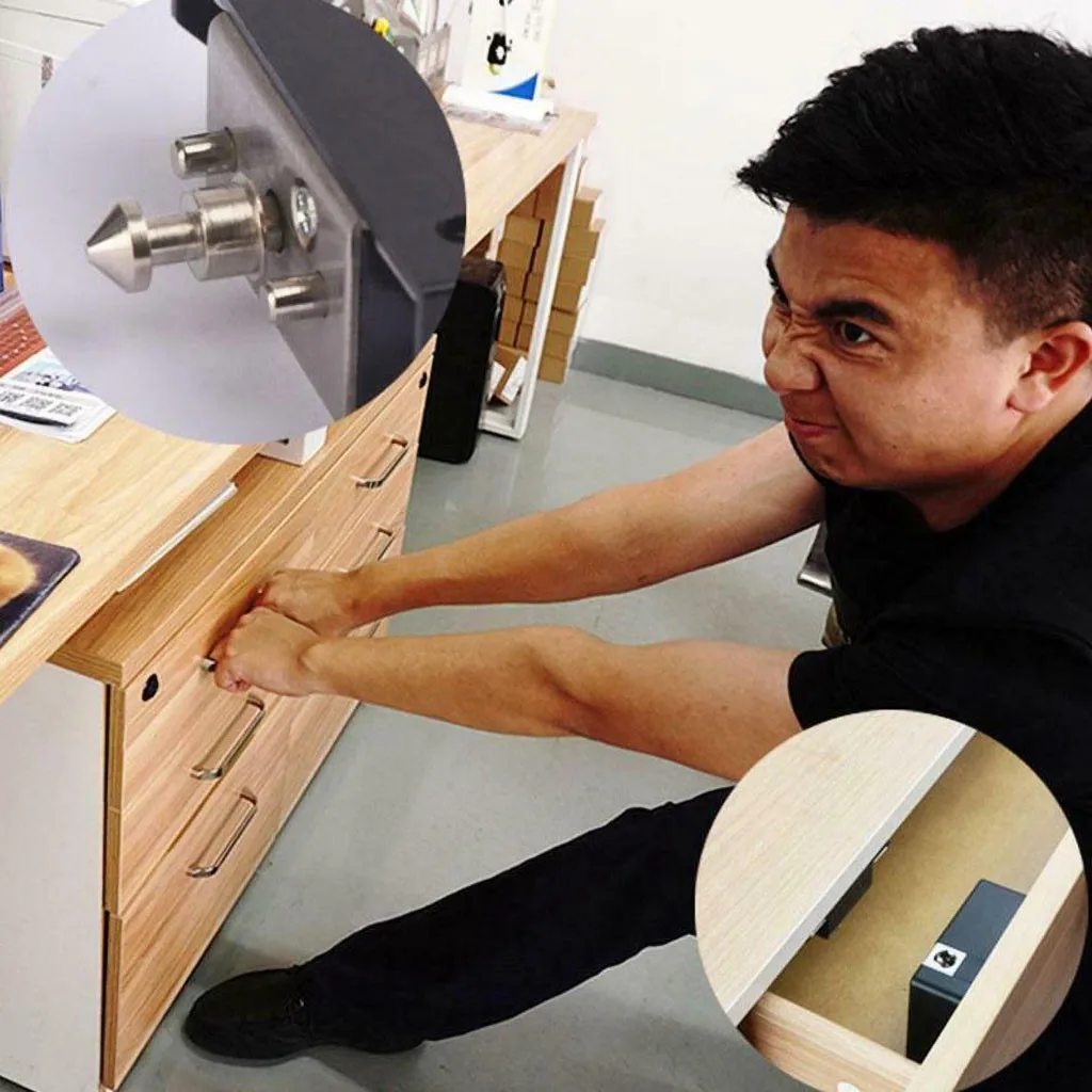 Умный электронный скрытый замок для шкафа RFID без отверстий легко