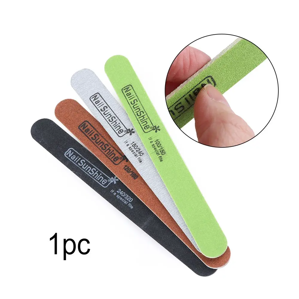 

Wooden Nail Files Sanding Buffer Pedicure Manicure Professional Nail Care Beauty Tools 100/120/150/180/240/320