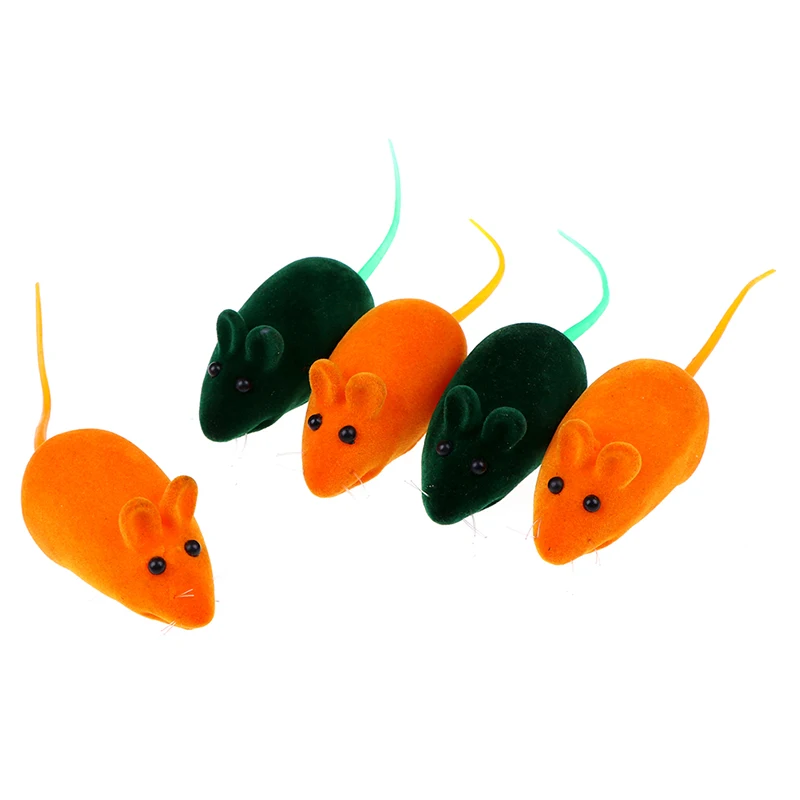 Пищащий пищащий звук жевательная игрушка ложная мышка крыса для питомца кота