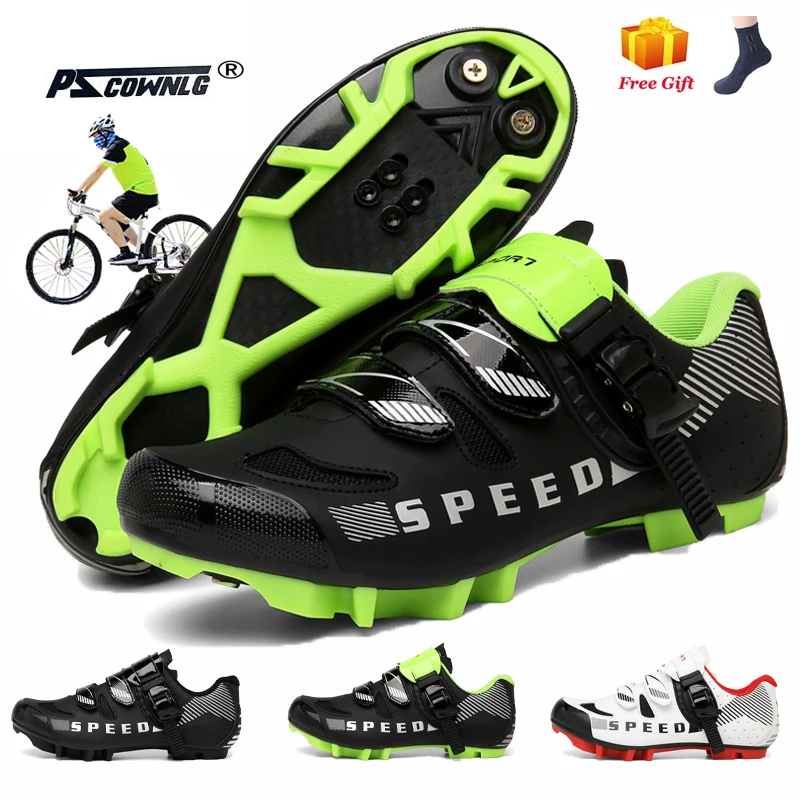 

2021 Cycling MTB Shoes Men Sports Route Cleat Road Bike Speed Flat Sneaker Racing Women Bicycle Mountain Spd Biking Footwear