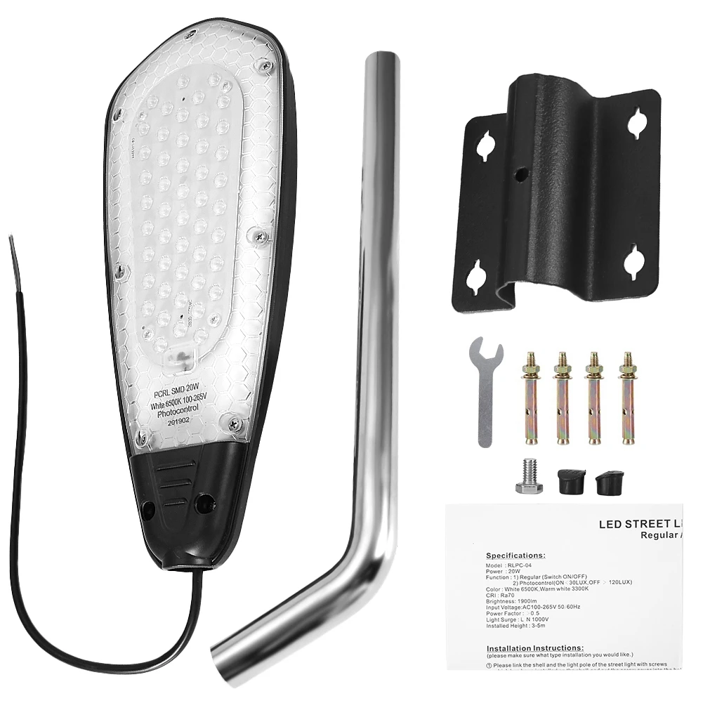 

Outdoor 20W 48 LED Street Road Light Lamp Waterproof Wall Post Lights
