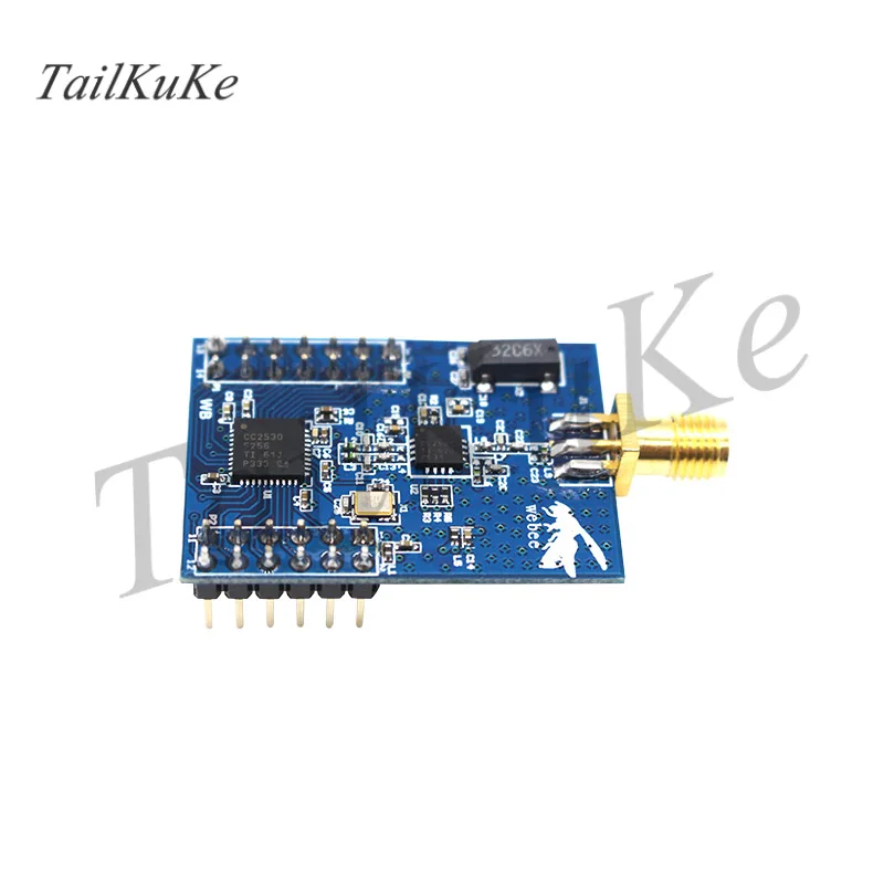 

ZigBee to Serial Port TTL Uart Wireless PA Module CC2530 CC2591 Hardware 1000m SMA antenna