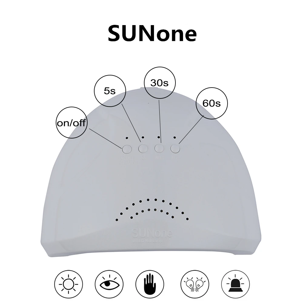 SUNONE 48W UV LED Lamp Nail Dryer 30 Light Beads for Curing Gel Nail Manicure Tools