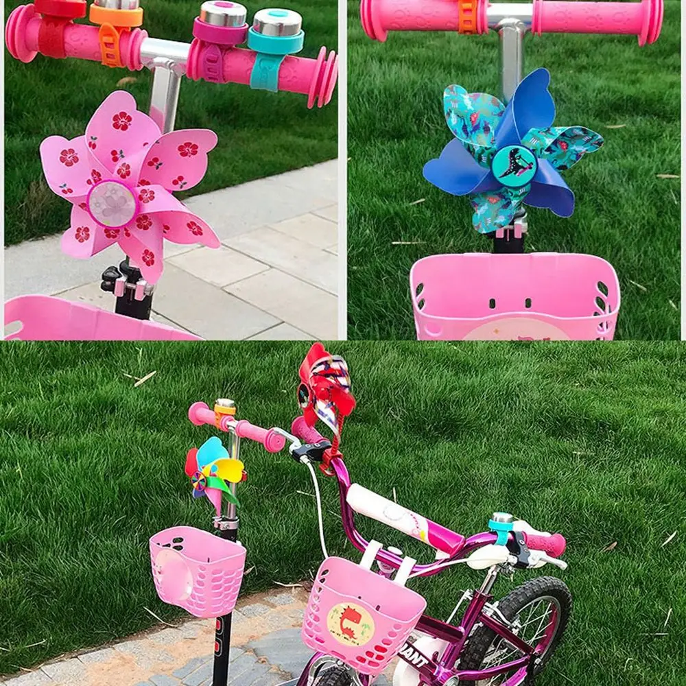 

Outdoor Long/Short Pole Colorful 6 Styles Bike Windmills Scooter Decorative Cartoon Pinwheel Children Bicycle Windmill