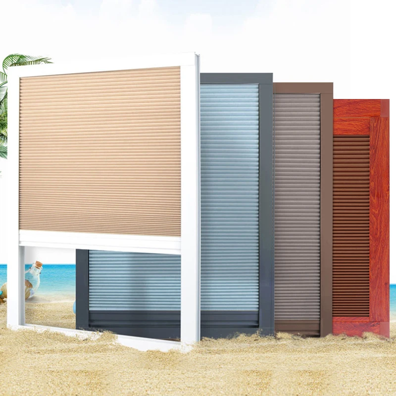 

Manual Pattern Cellular Cordless Honeycomb Blinds Full Blackout Fabric Window Shades for Skylight