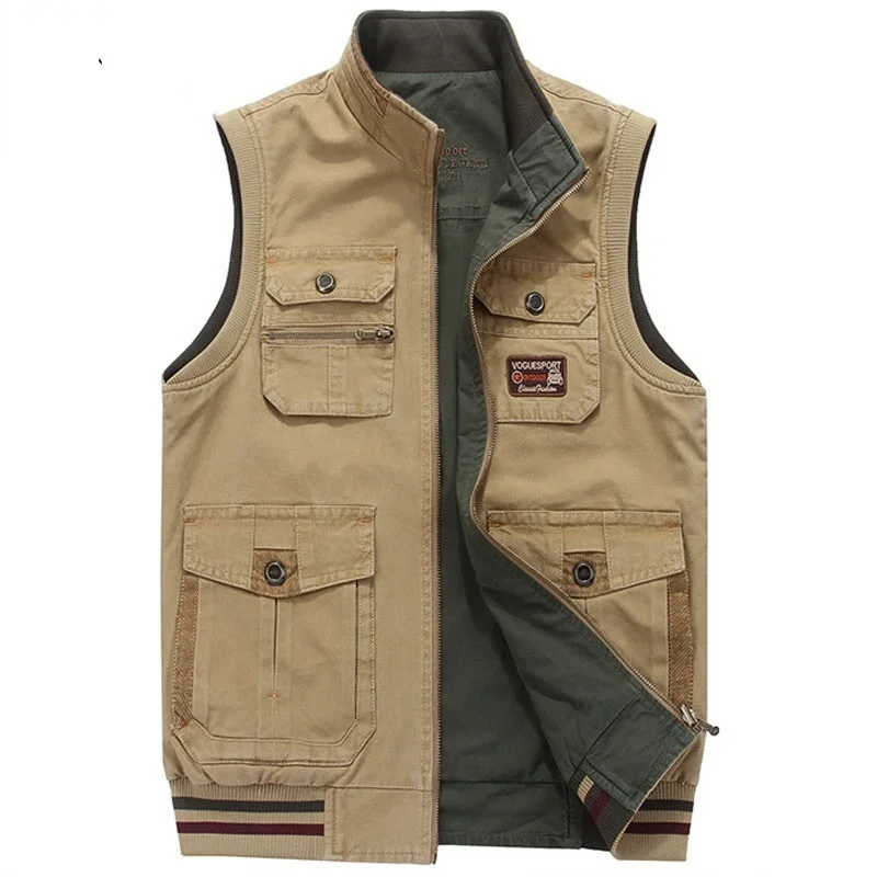 

Vest Men Military Clothing Waistcoat Army Tactical Many Pockets Sleeveless Jacket Plus Size 6XL 7XL 8XL 9XL big Male Travel Coat