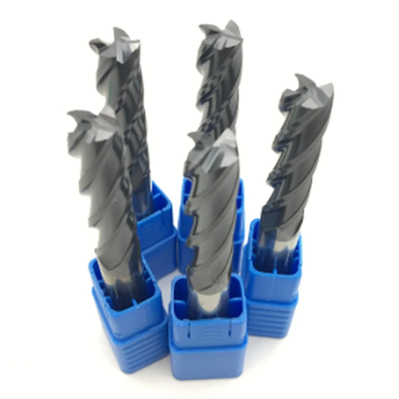 Промо акция! 5 шт. HRC45 4 Флейта 8 мм твердосплавная фреза 60 длинная боковая