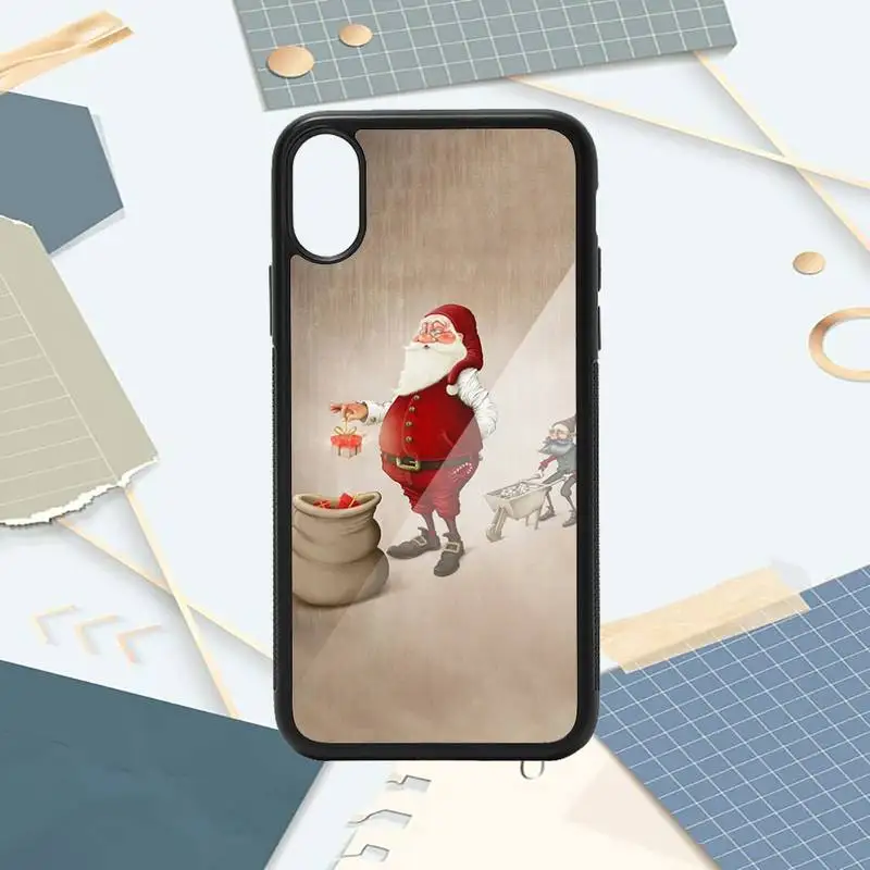 

Merry Christmas Santa Claus gift Phone Case PC for iPhone 11 12 pro XS MAX 8 7 6 6S Plus X 5S SE 2020 XR