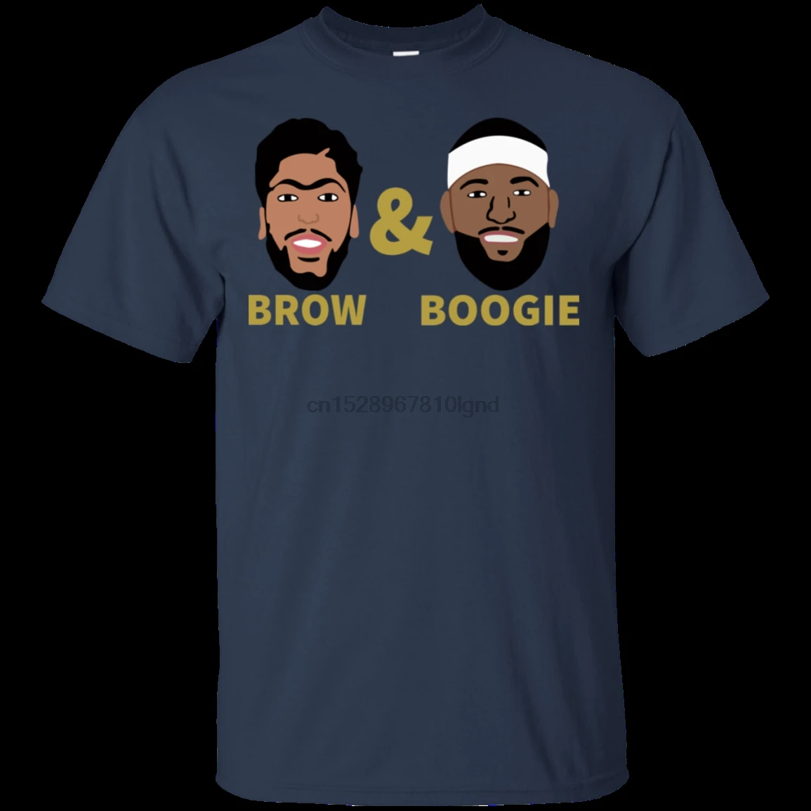 Anthony Davis demarus Cousins Boogie Brow Футболка мужская футболка|Мужские футболки| |