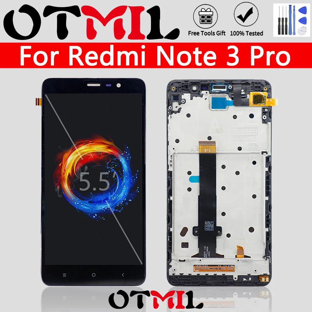 

ЖК-дисплей для Xiaomi Redmi Note 3 Pro с сенсорным экраном и дигитайзером в сборе, сменный ЖК-дисплей для Redmi Note 3 Prime, оригинал