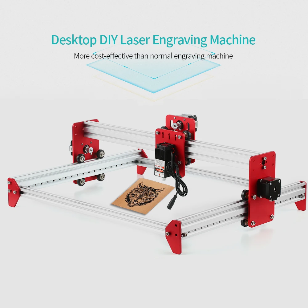 Лазерный гравировальный станок A3 мини для лазерной гравировки с металлической