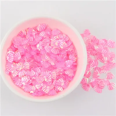ac pink Раковина блёстки 6*8 мм блестки микс Lentejuelas Para Manualidades свободные ПВХ красочные блесток одежда аксессуары 10 г - Цвет: ac pink