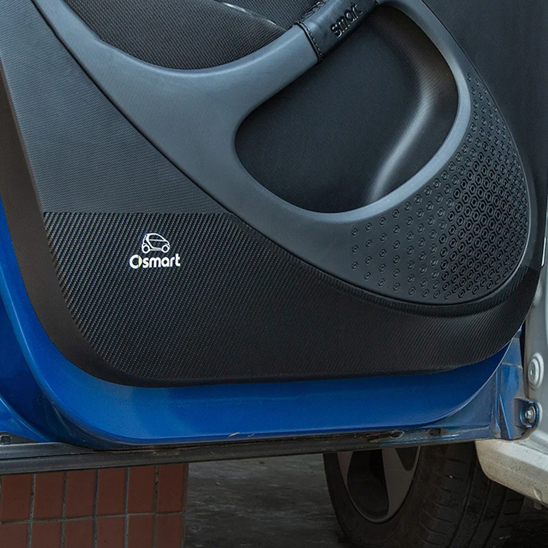 Защитная Наклейка для автомобильной двери декоративные аксессуары Mercedes Smart fortwo