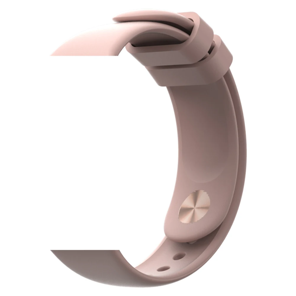 

Allcall GTA Smartwatch Band Silicone Strap Solid Color Watchband For Black Blue Pink
