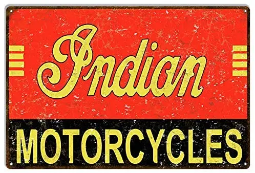 

ArtFuzz Indian Motorcycles Vintage Metal Sign 12x16
