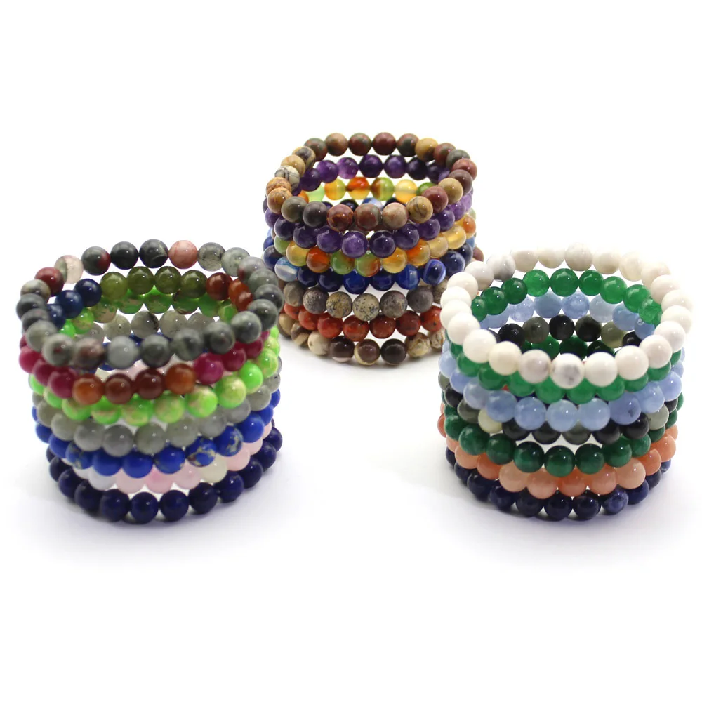 Женские и мужские кварцевые браслеты из натурального камня браслет