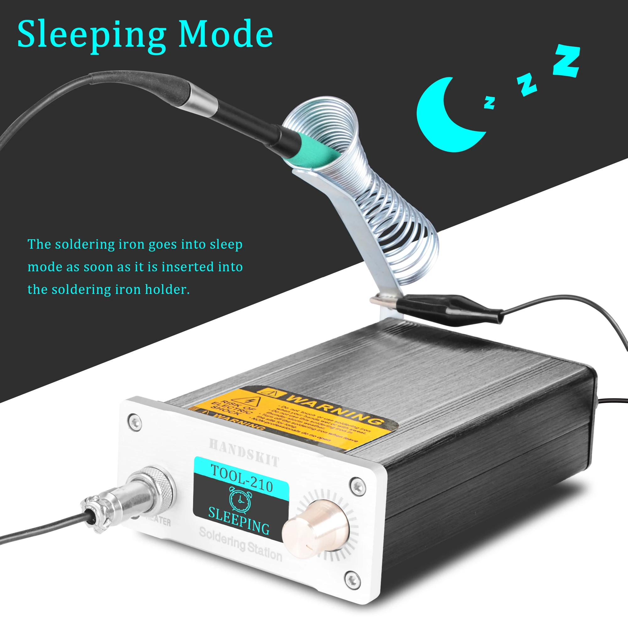 Quick Heating T115 Soldering Station Electronic Welding Iron Rework Temperature Controller With 3 Tips | Инструменты
