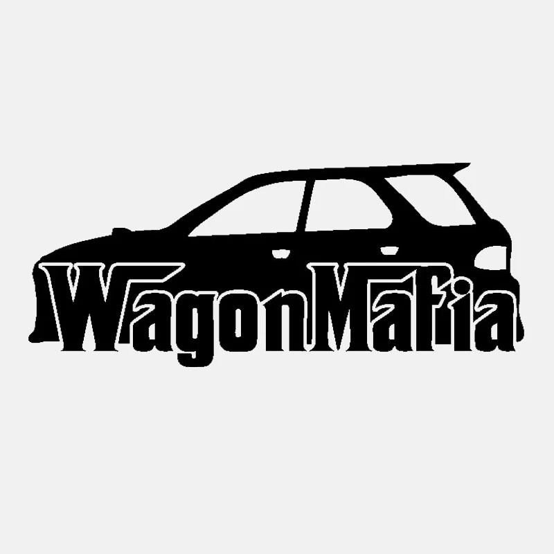 Забавный JDM универсал мафия Автомобильная наклейка черная серебряная