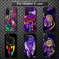 dream catcher mandala phone case for huawei p40 pro lite p8 p9 p10 p20 p30 psmart 2019 2017 2018
