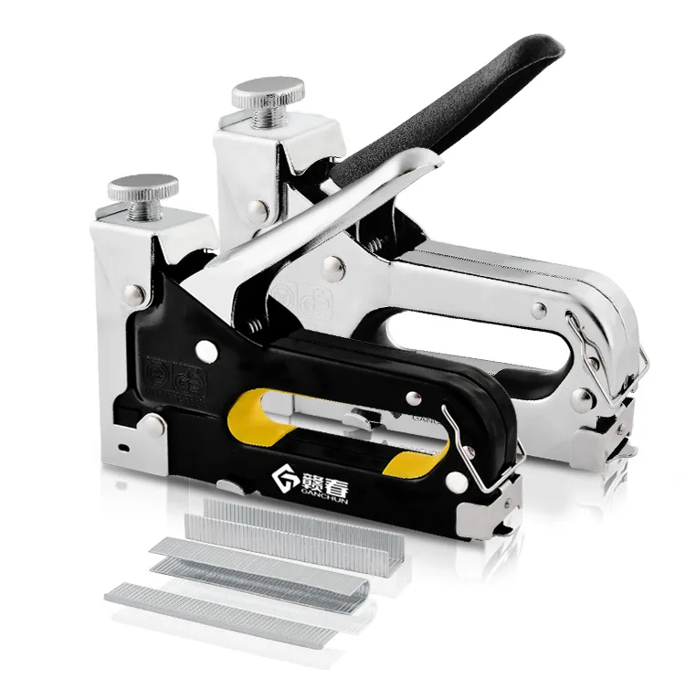 GANCHUN Adeeing ручной гвоздь пистолет мебель степлер для обрамления бумажного окна с 900