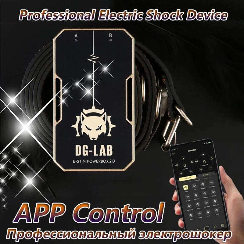 

DG-LAB Electric Shock Medical Themed Device APP Worldwise Remote Control BDSM Anal Plug Stimulation Adult Sex Toys For Man Gay