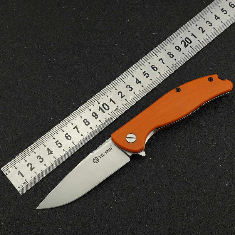 

TIGEND 1810 G10 карманный нож для повседневного использования тактические ножи Охота для выживания складное лезвие бытовой инструмент для повсед...