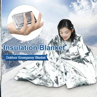 10pcs outdoor safety equipment emergency rescue blanket large shelter self help portable first aid curtain camping blanket