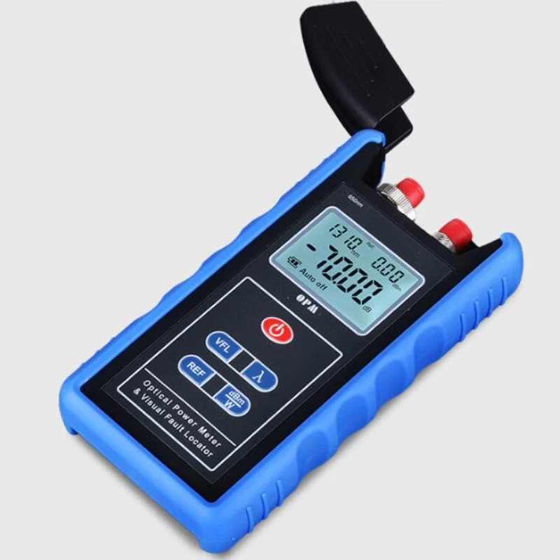 

Handheld TL-560 Optical Light Source 800/1700nm OPM FTTH Optic Laser power meter and 1-5MW Fiber Optic Visual Fault Locator