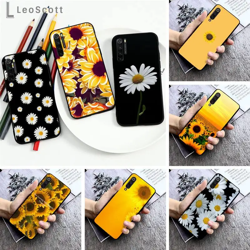 

Sunflower daisy Phone Case For Xiaomi Redmi note 7 8 9 pro 8T 9S Mi Note 10 Lite pro
