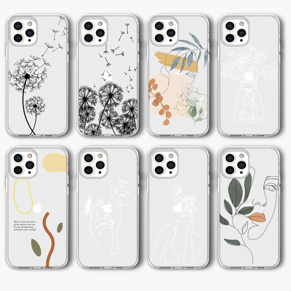 

Art Flower Color Luxury Funda Case for IPhone 13 Case for IPhone 13 12 11 Pro XR XS Max Mini 7 X 8 6 6S Plus 5 SE 2020 Silicone