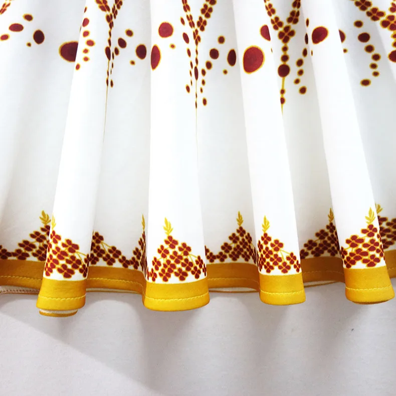 Детское платье для балета с оборками на рукавах и квадратным вырезом девочек