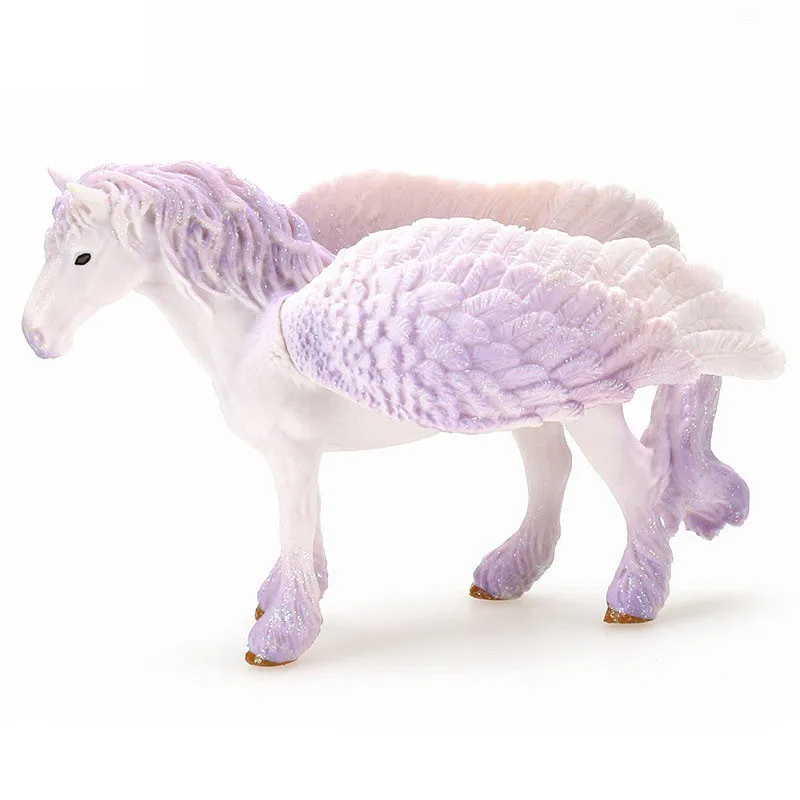 

Colorful Toy Simulation Mini Animal Model Flying Horse Figure Model Wild Figures Kids Educational Toys Figurine