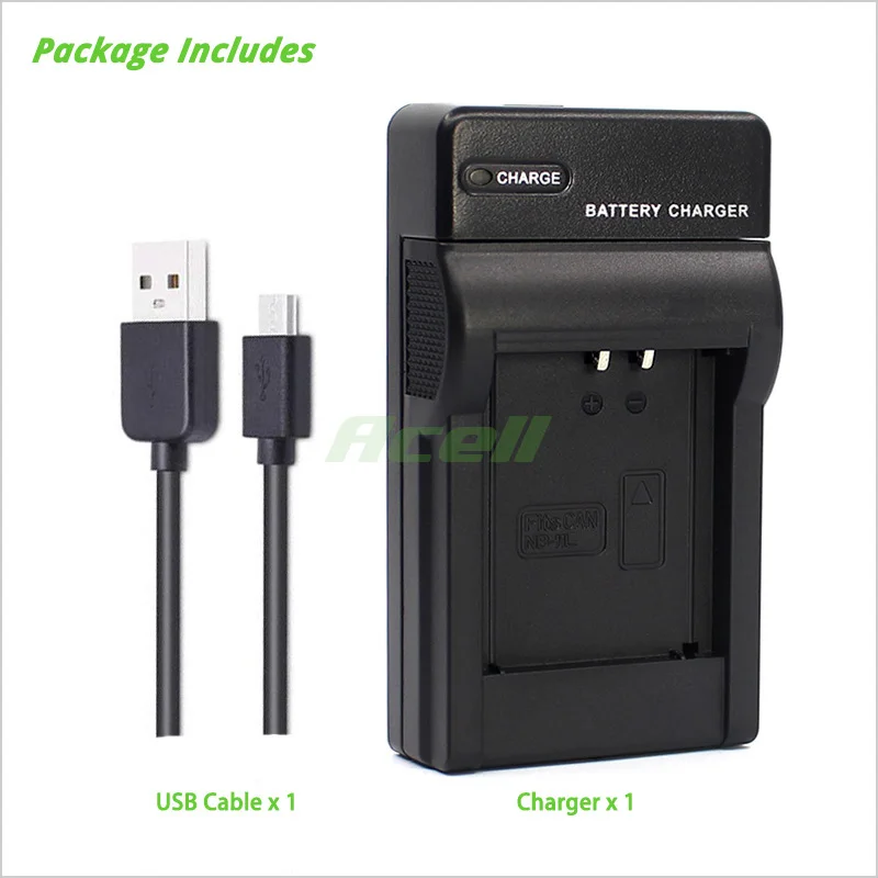 Зарядное устройство USB для Canon PowerShot A2400 A3400 A4000 IS IXUS 125 127 240 245 HS 175 170 165 160 с камерой