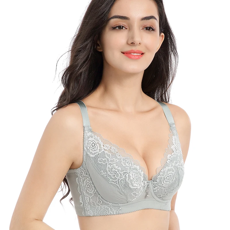Бюстгальтеры больших размеров для женщин сексуальное нижнее белье кружевной