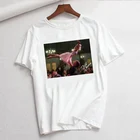 Женская футболка с рисунком Грязных танцев, в стиле ретро, уличная футболка и топ в стиле Харадзюку, весна-лето, модная забавная футболка для девочек, футболка, 2021