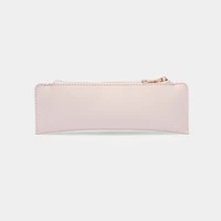 flat design is more portable college students mini small capacity pencil case simple leather zipper male and female high school