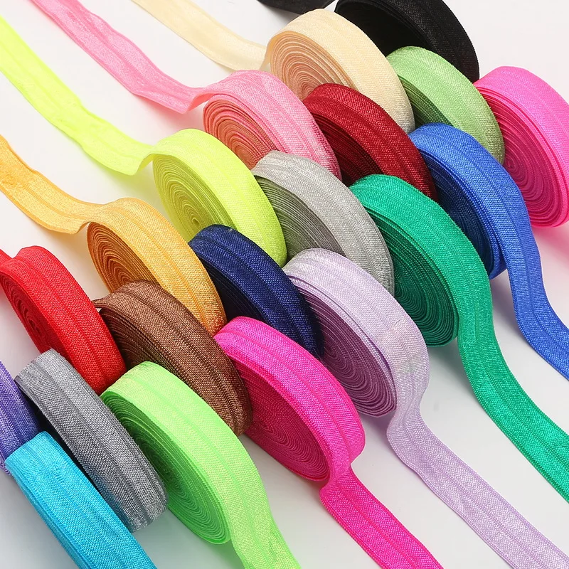 5 двор 15 мм однотонные блестящие враг на голову эластичная повязка для головы с