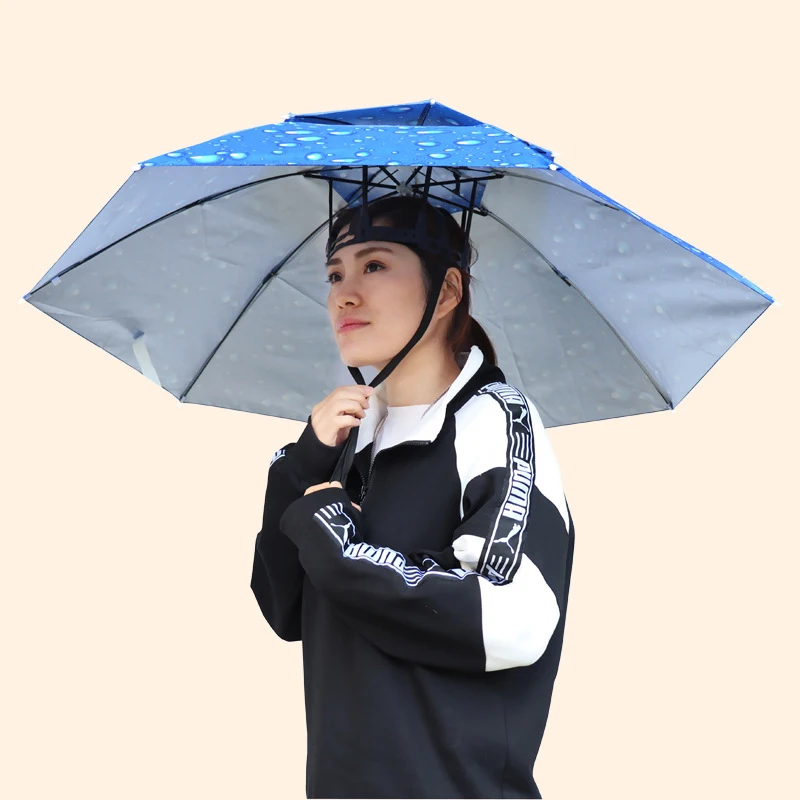 

Зонт от дождя, складной, водонепроницаемый, двухслойный