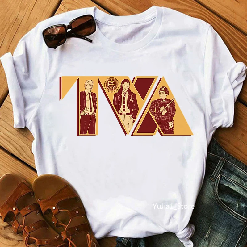 

Time Variance Authority Loki T-Shirt Women'S Clothing Harajuku Shirt God Of Mischief T Shirt Femme Oversized Tshirt Female Tops