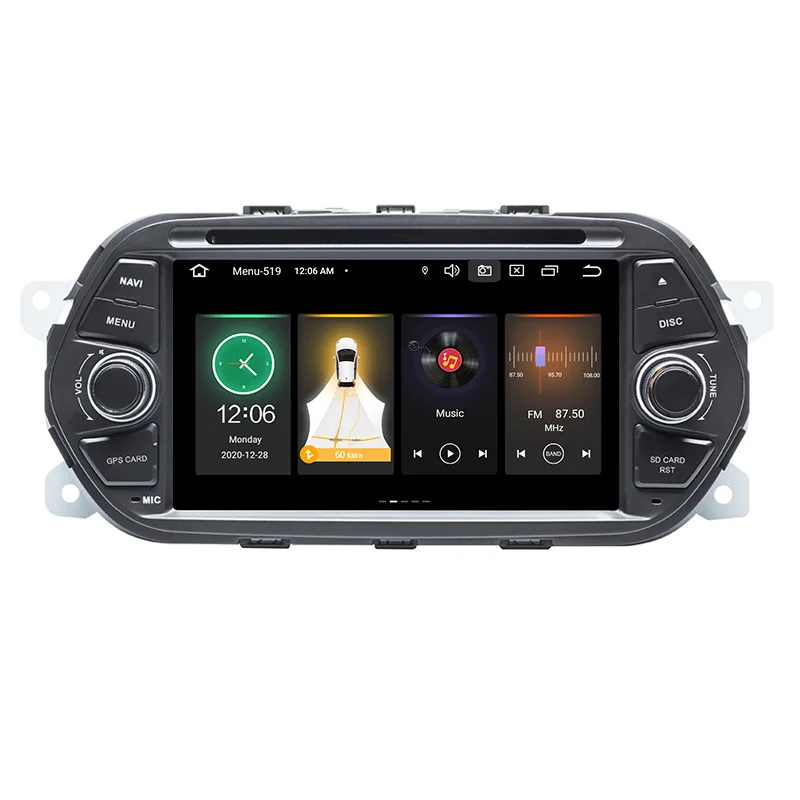 NaviFly PX5 4 Гб 64 ГБ Android 11 Автомобильная Радио система Мультимедиа Видео плеер для Fiat