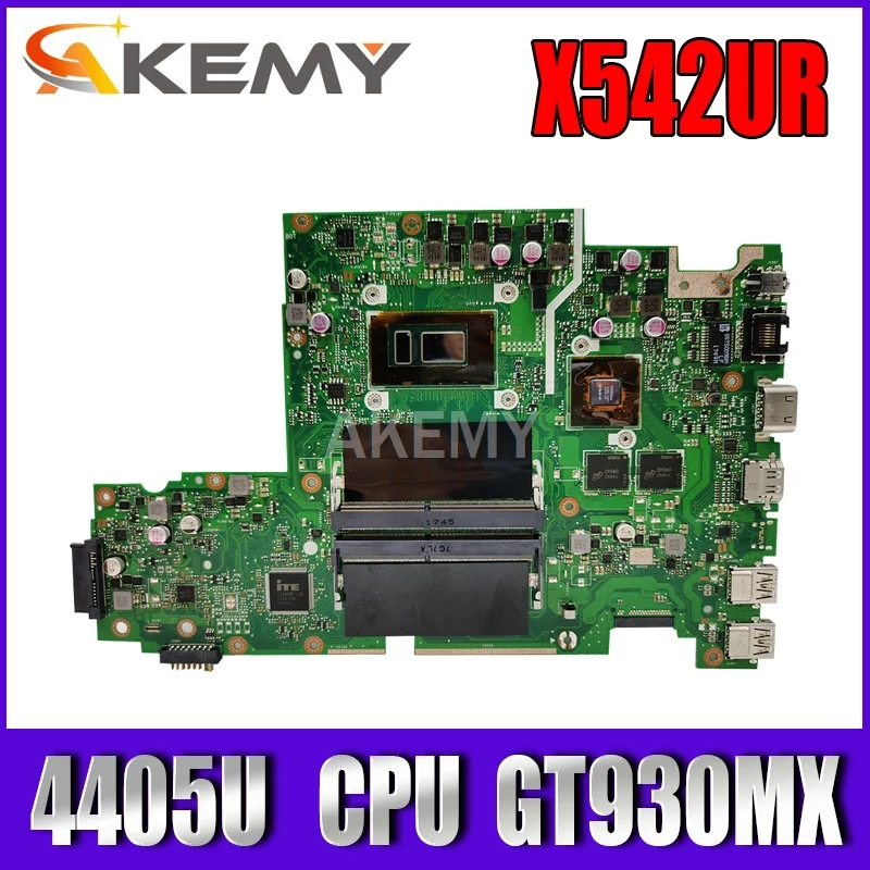 

Для ASUS X542UR X542UQ X542UN X542URR X542UQR Материнская плата ноутбука 100% тестовая работа 4405U GT930MX 90NB0FE0-R00400 обмен