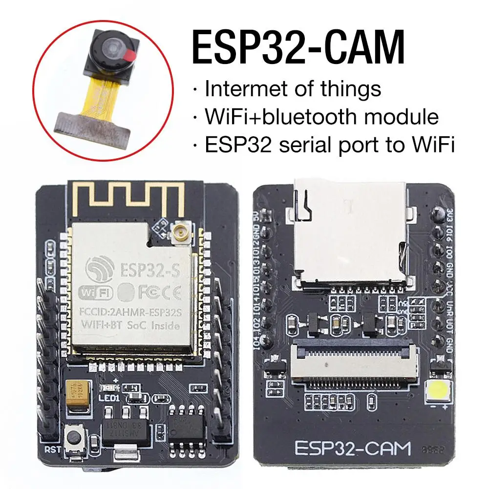 Низкая мощность ESP32-CAM монтажная плата набор WiFi модуль Мини Прочный Bluetooth Плата