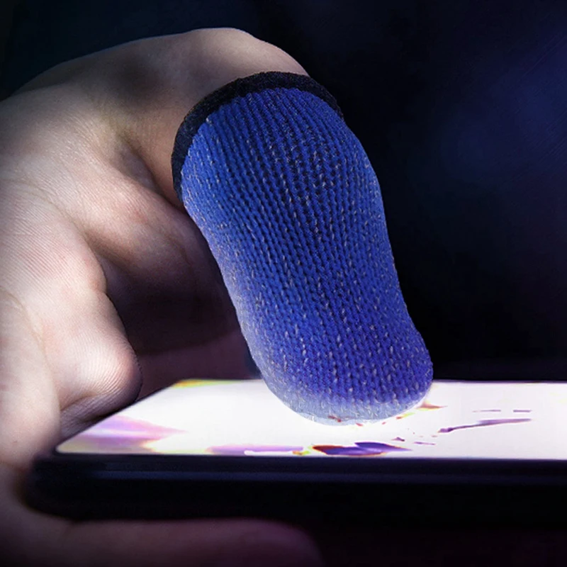 1 пара дышащая мобильный напальчник Пресс триггер игровой контроллер с защитой