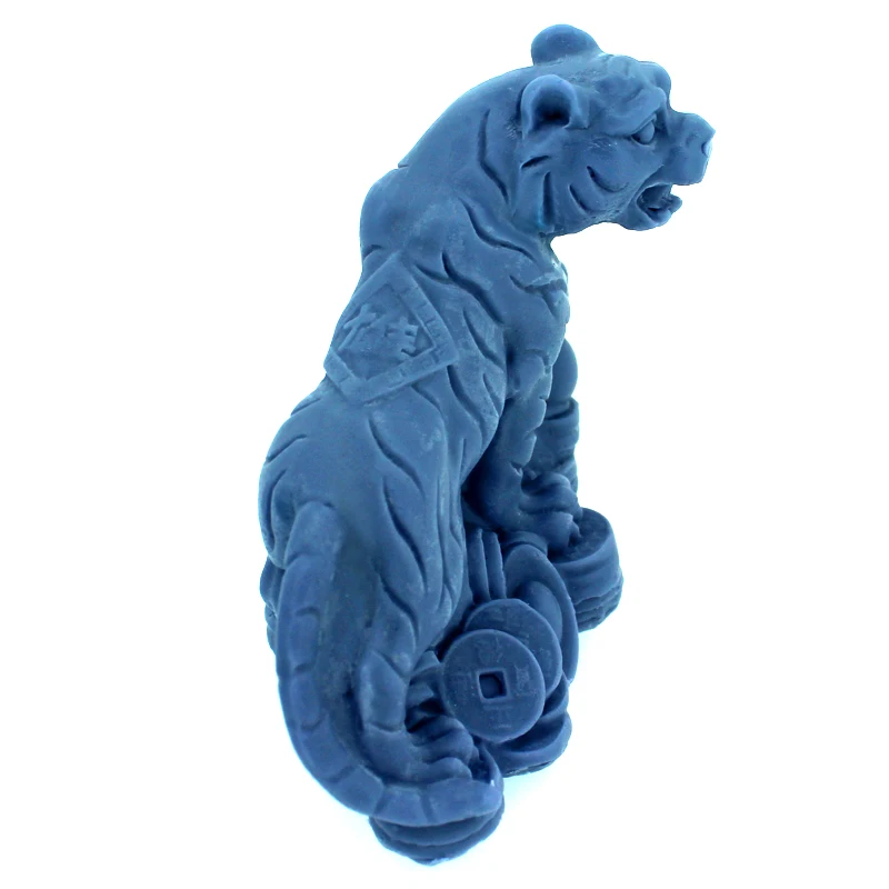 Molde de jab&oacute;n de silicona para manualidades, fabricaci&oacute;n de jab&oacute;n hecho a mano con forma de Tigre, DIY-4