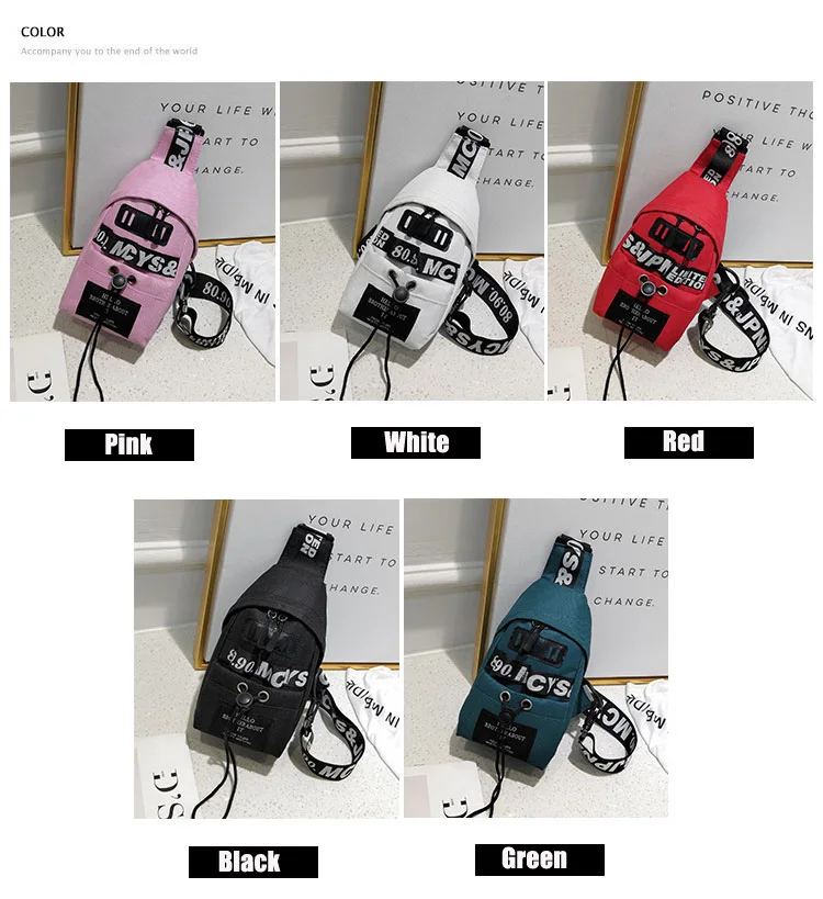 Повседневная нейлоновая сумка-мессенджер сумка на плечо нагрудная сумки для